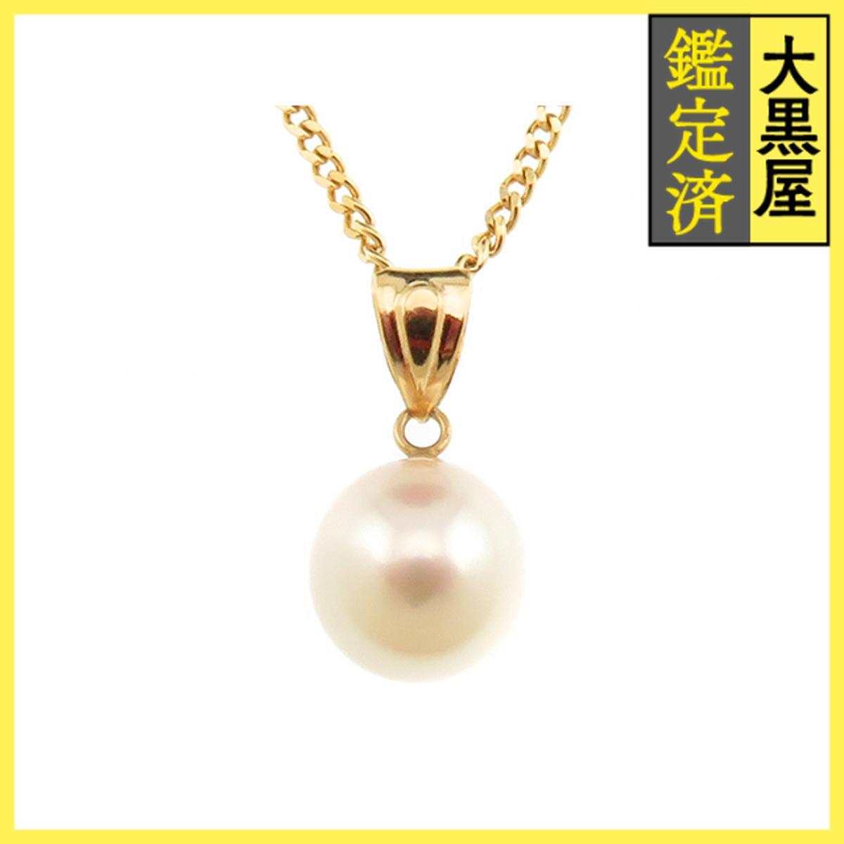 JEWELRY ジュエリー ネックレス K18 パール7.9mm 約4.3g 2120500282244拍卖