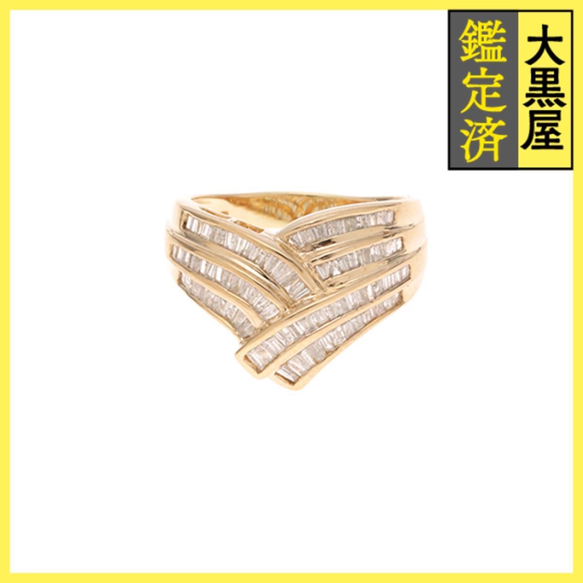 JEWELRY ジュエリー リング 指輪 K18イエローゴールド ダイヤモンド 1.00ct 約5.9g 15号 2141100647912拍卖
