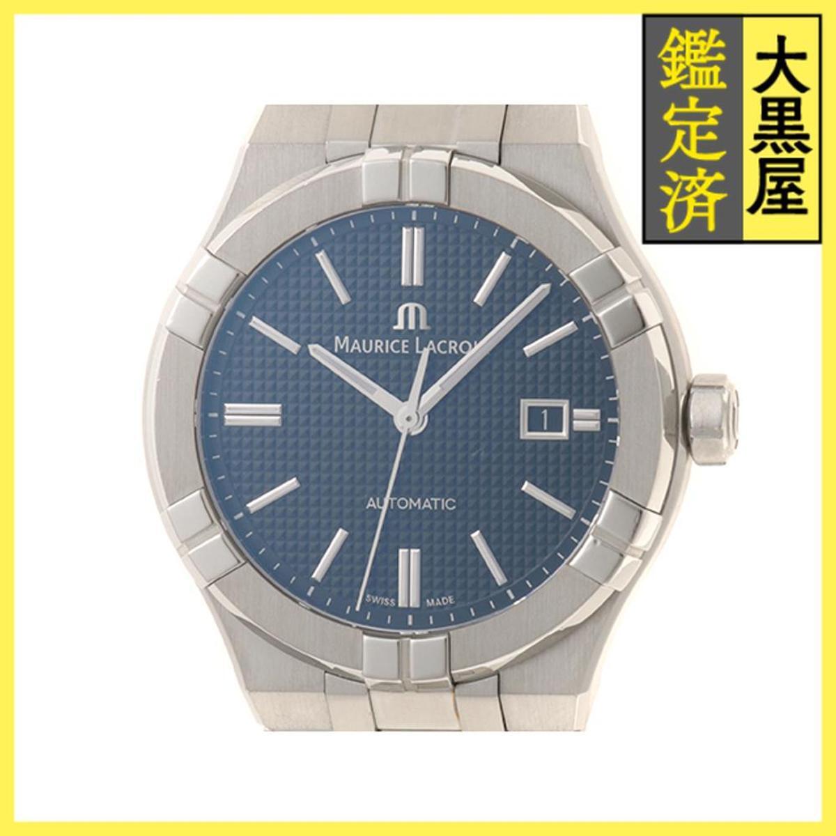 MAURICE LACROIX モーリスラクロア アイコン オートマチック AI6008-SS002-330-2 SS 自動 ブラック拍卖