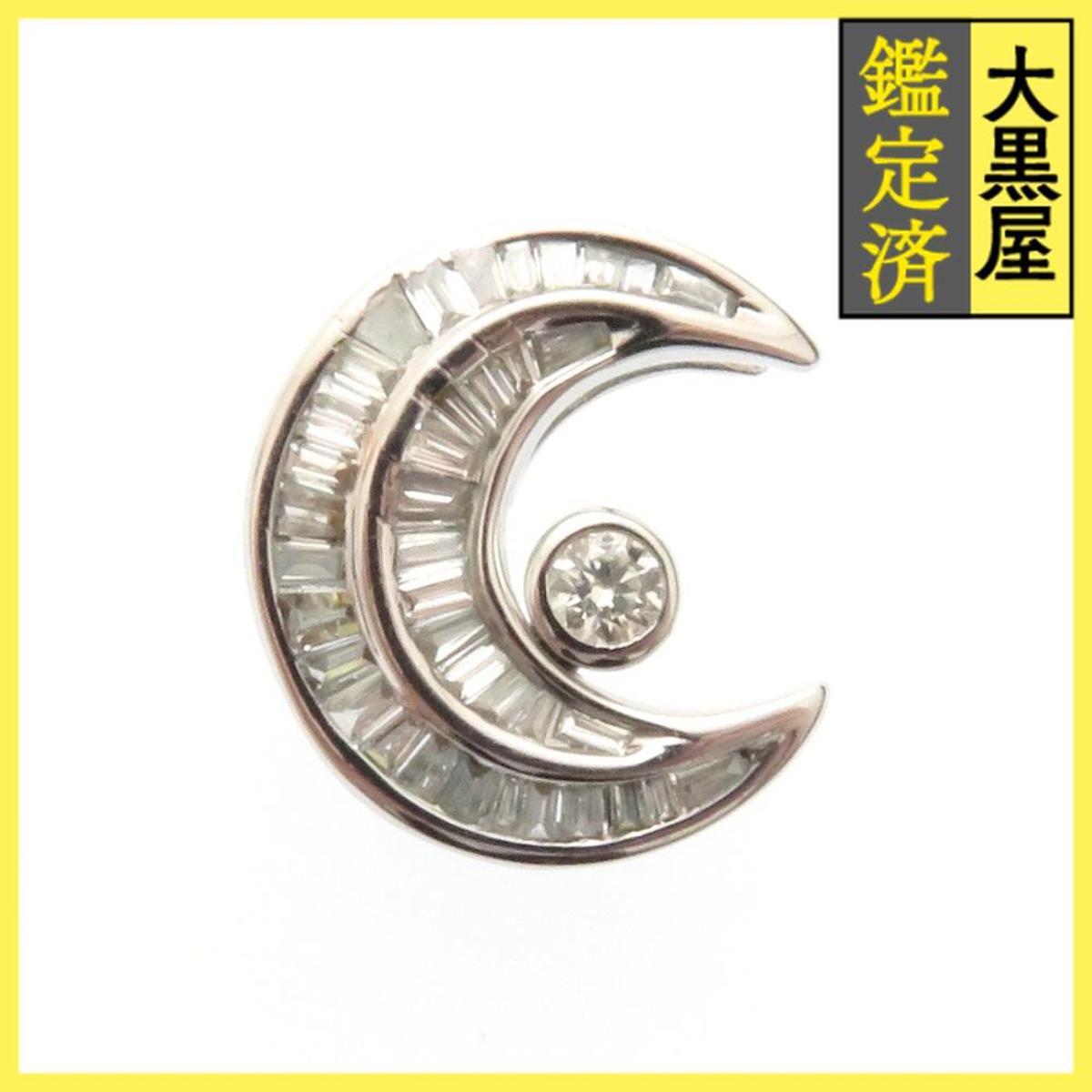 JEWELRY ノンブランドジュエリー 貴金属・宝石 トップ K18ホワイトゴールド ダイヤモンド 約1.6g 2143600391920拍卖