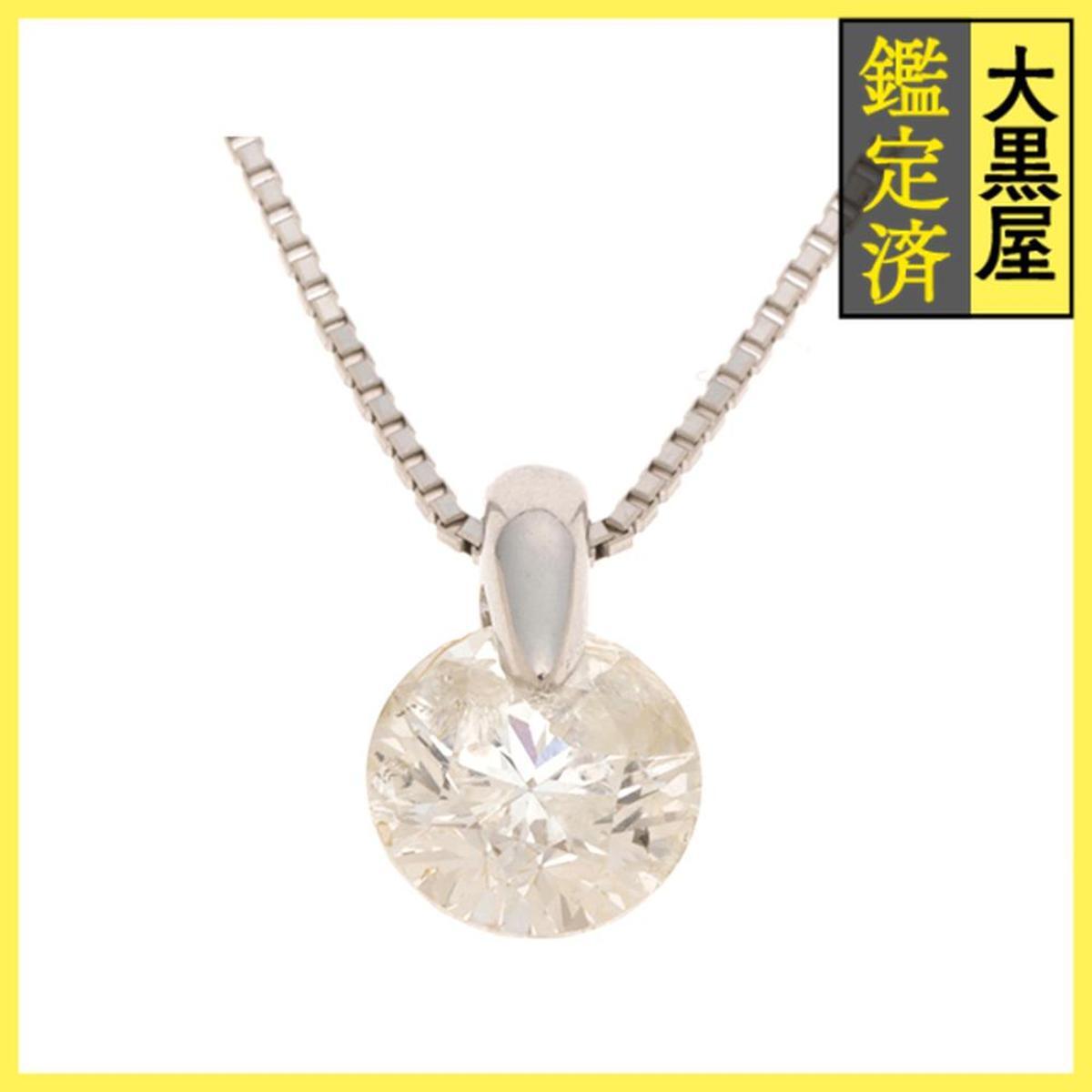 JEWELRY ジュエリー ネックレス PT850 PT900(トップのみ) ダイヤモンド1.043ct 約3.3g 2141100566565拍卖
