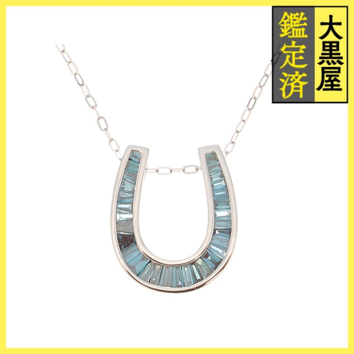 JEWELRY ジュエリー ネックレス K18ホワイトゴールド ダイヤモンド0.40ct 約2.2g拍卖