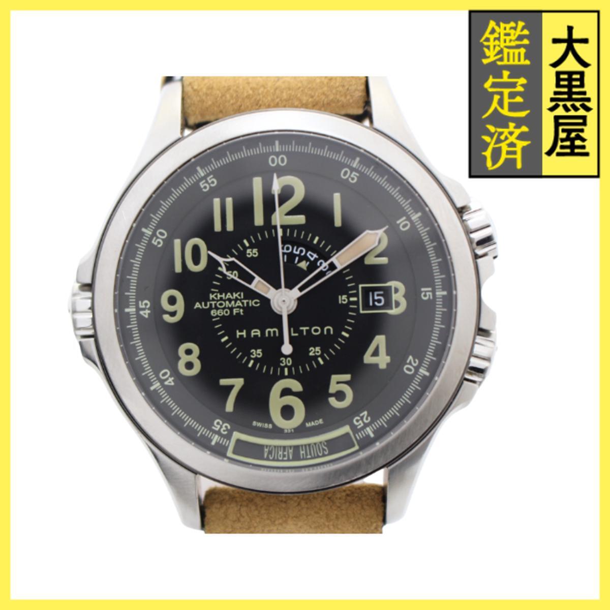 HAMILTON ハミルトン - H775650 SS/カワ ブラック 男性用/Men's watches拍卖