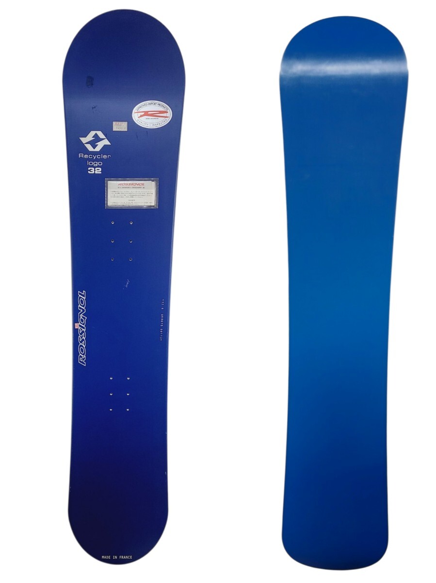Ye2435LL◎未使用品 ROSSIGNOL ロシニョール 子供 キッズ スノーボード板 スノボ 125cm ブルー ウィンタースポーツ フランス製 拍卖
