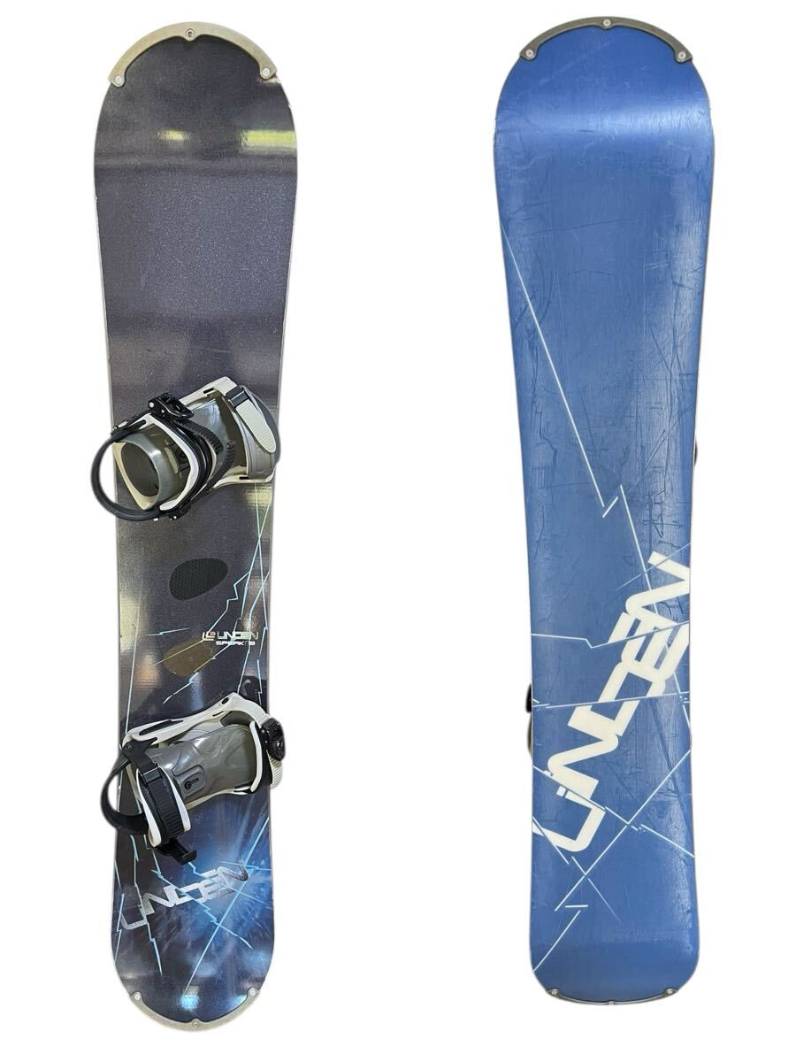 Ye2497cc LINDEN SPERK B スノーボード板 ビンディング付き ブラック 全長156cm ブラック系 ウィンタースポーツ拍卖