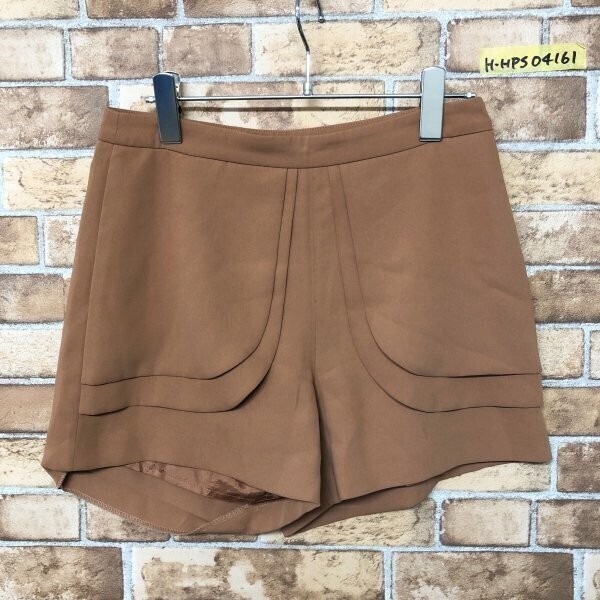 LAPIS LUCE ラピスルーチェパービームス レディース フロントデザイン ショートパンツ 36 ブラウン拍卖