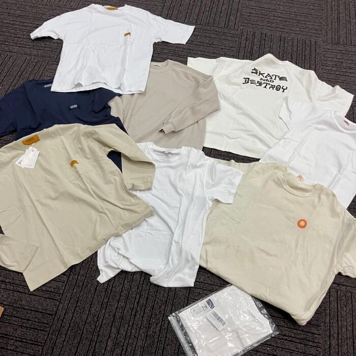 複数セット 半Tシャツ、長袖シャツおまとめ タウンユース ウェア アウトドア キャンプ レジャー バーベキュー mc01079812拍卖