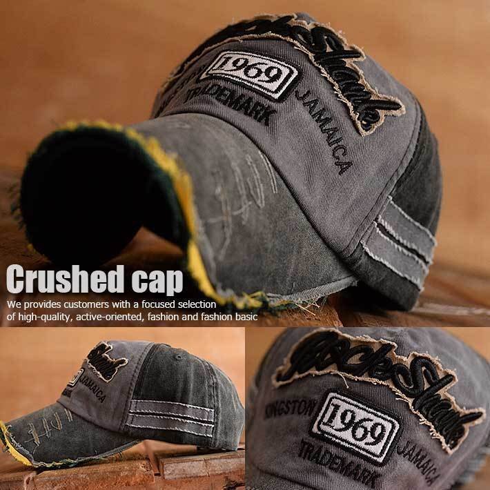 ROCK SHARK ダメージ加工 Vintage キャップ 帽子 メンズ レディース 9009978 7994850 J-6 ブラック 新品 1円 スタート拍卖