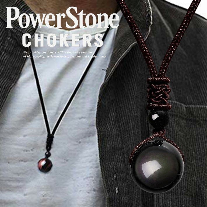 パワーストーン 12mm ネックレス メンズ レディース 7986669 オブシディアン 新品 1円 スタート拍卖
