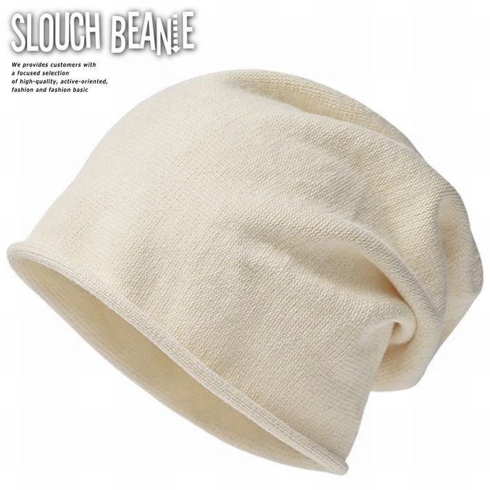 ワッチキャップ スラウチビーニー ニット帽 ニットキャップ 帽子 無地 メンズ レディース ユニセックス 7986804 オフホワイト 新品拍卖