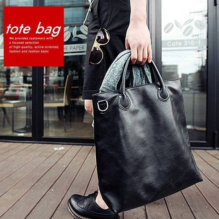 トートバッグ メンズ トート メンズ ショルダーバッグ シンセティックレザー 撥水 7991348 ブラック 新品 1円 スタート拍卖