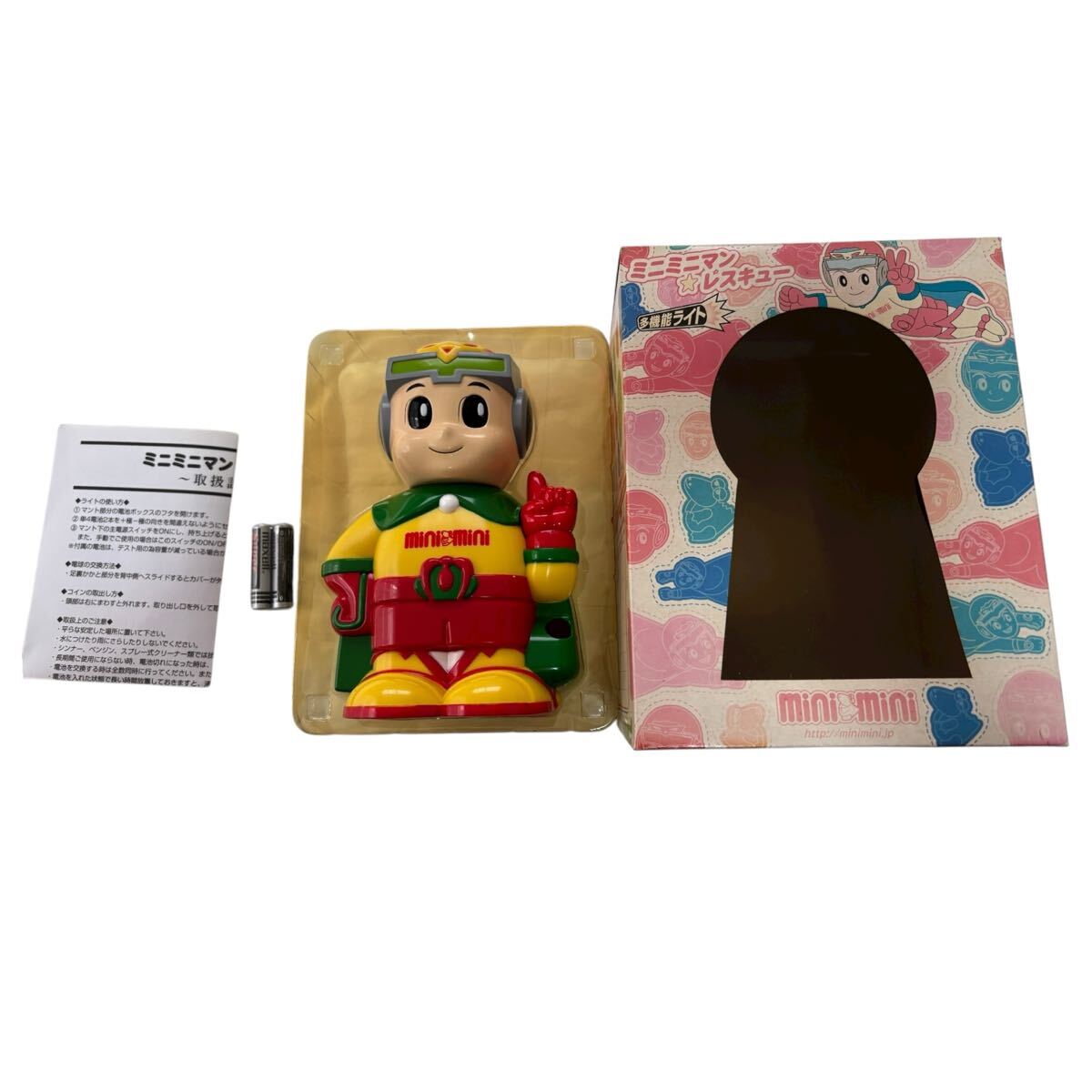 非売品 ミニミニマン レスキュー 電池付き 多機能ライト/貯金箱 minimini (Z1)拍卖