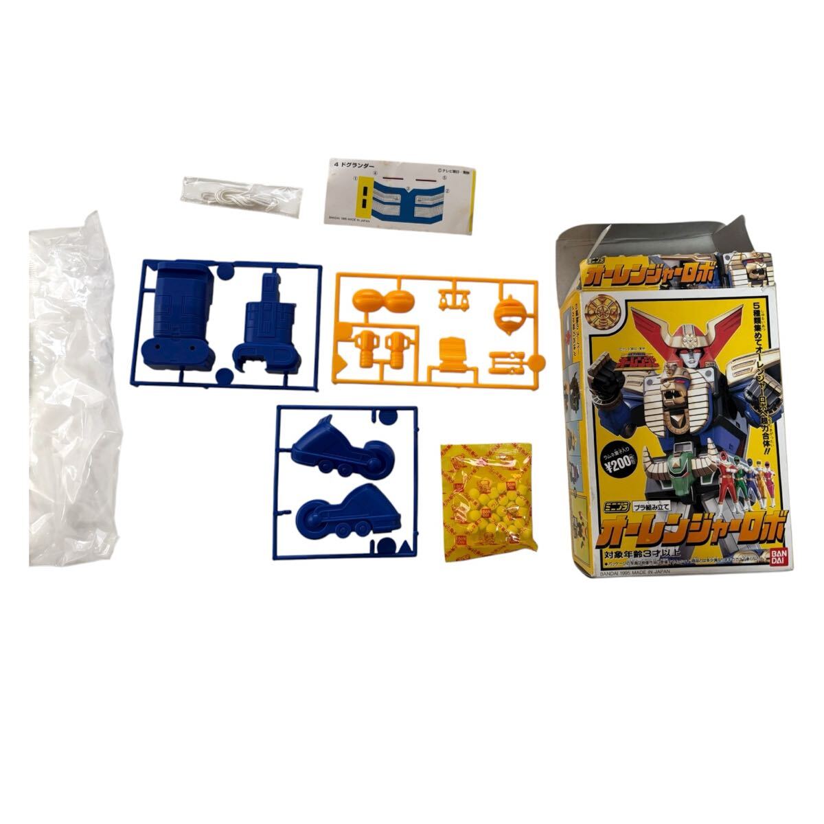 超力戦隊 オーレンジャー ロボ BANDAI ミニ プラモデル ミニプラ 未組立 バンダイ 開封済み(Z1)拍卖