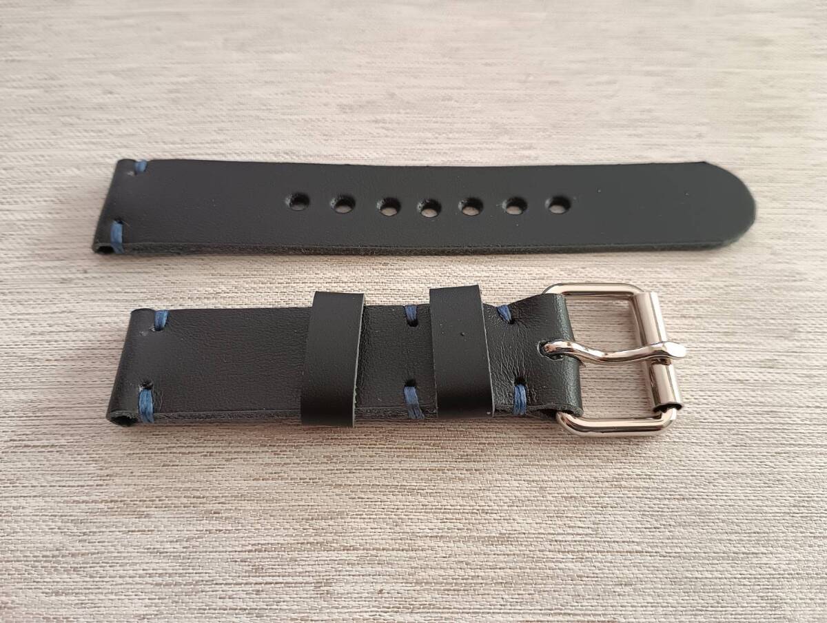 時計ベルト19mm姫路レザー ~ブラック~BL19SN拍卖