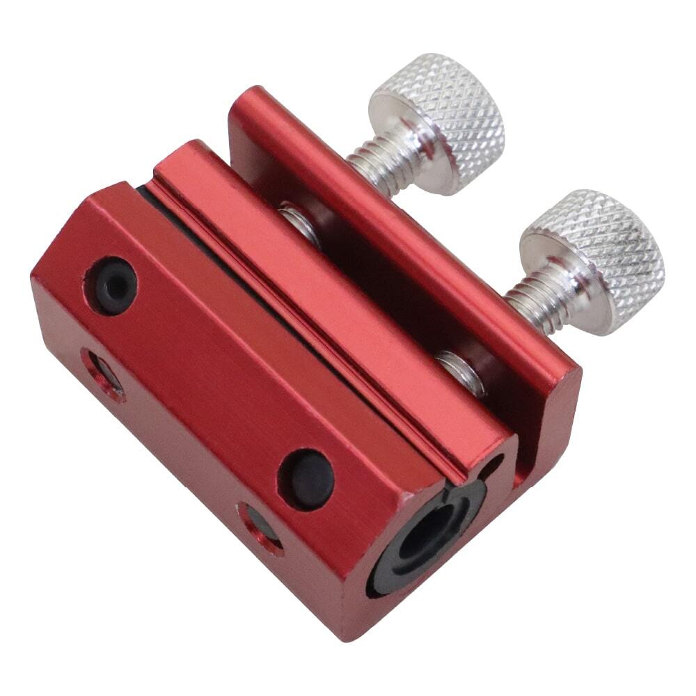 ダブルネジ ブレーキワイヤーインジェクター ケーブルインジェクター レッド アルミ 潤滑油 ブレーキ クラッチ ワイヤー 便利 メンテナンス拍卖