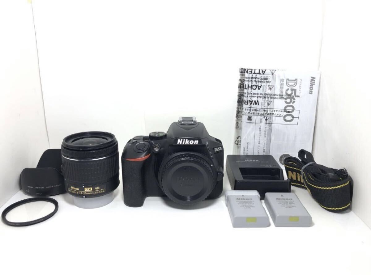 #4【良品・付属品多数】Nikon ニコン D5600 ズームレンズキット拍卖