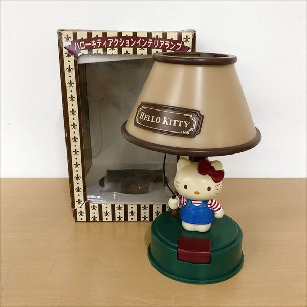 965*ハローキティ アクションインテリアランプ テーブルランプ 卓上ライト 照明器具 元箱付き拍卖