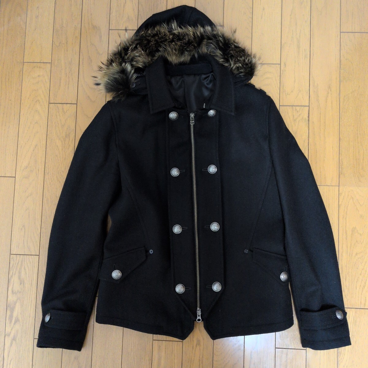 PPFM ナポレオンコート ジャケット Lサイズ ブラック ピーピーエフエム拍卖