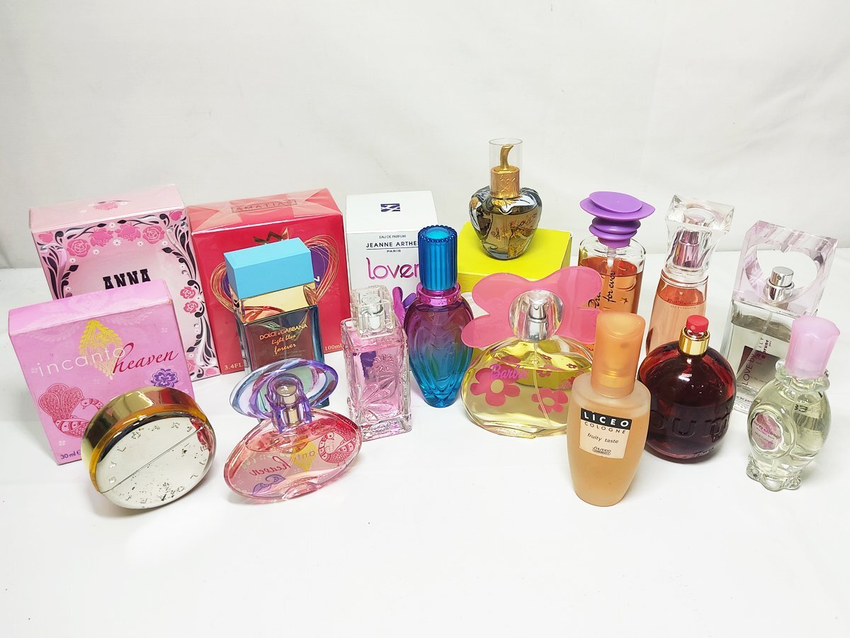 1円スタート まとめ売り 香水 15点セット ブルガリ フェラガモ ドルチェ&ガッバーナ アナスイ アマティアス他 レディース 一部未開封拍卖