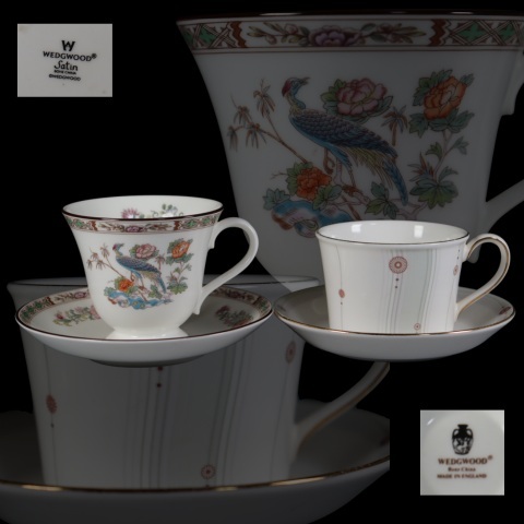 蔵出し品 WEDGWOOD ウェッジウッド カップ・ソーサー 2客拍卖