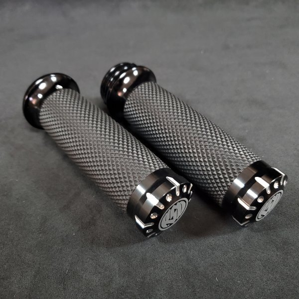 ハーレー 1インチ スロットル ワイヤー式 ハンドル グリップ スティード スポーツスター ソフテイル ダイナ ツーリング バルカン RSD拍卖