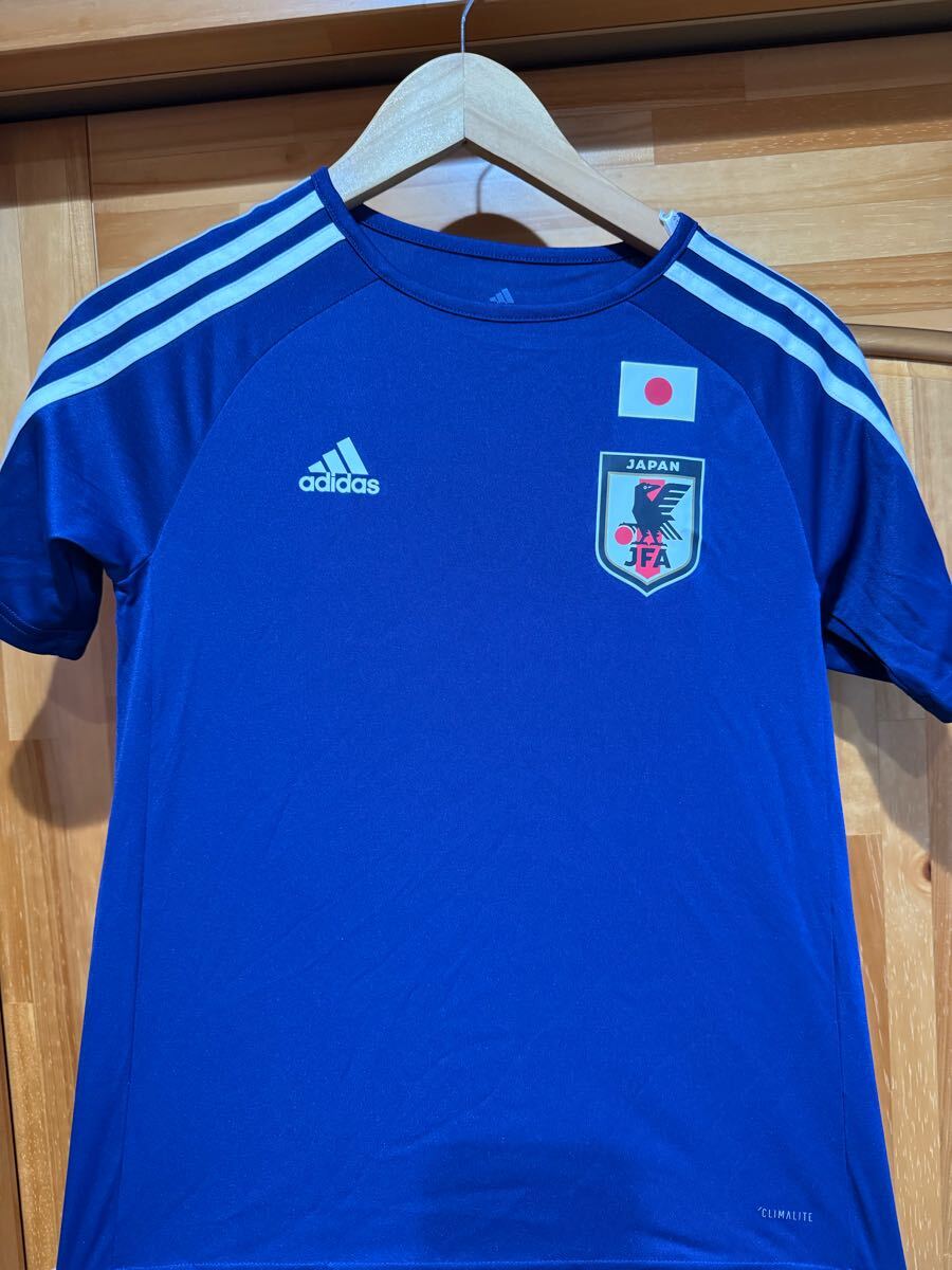 新品未使用 日本代表 サッカー ユニフォーム アディダス 150 キッズ拍卖