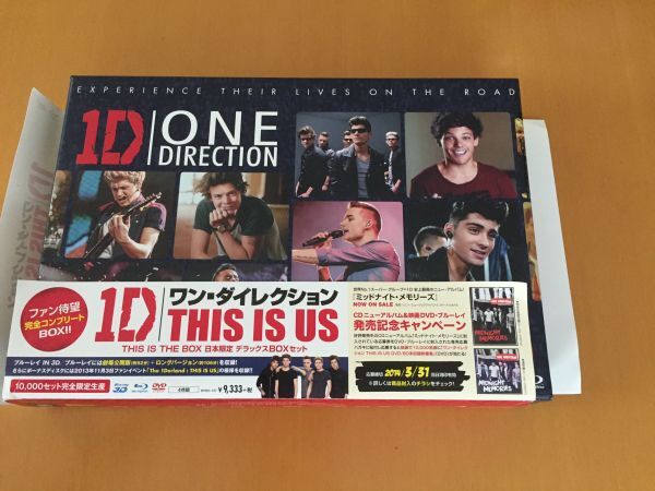 ★ ワン・ダイレクション 「THIS IS THE BOX 日本限定 デラックス BOXセット」4枚組 完全コンプリートBOX ネガ付き 限定10000セット拍卖