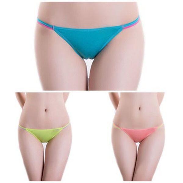 ☆【新品・未使用】 天然繊維 ビキニ ローライズ ショーツ 3色セット④ L 学生 ジュニア 綿 フェチ ガールズ ビスコース拍卖