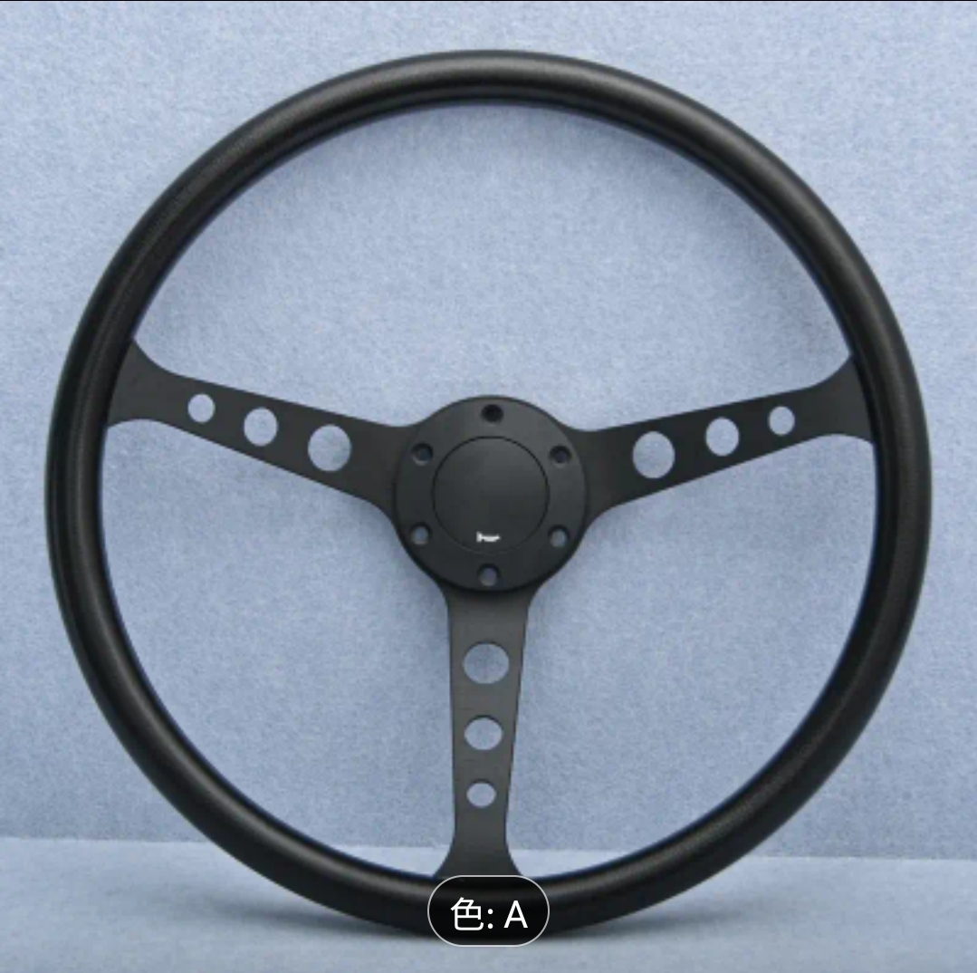 ②15インチ 380mm PUレザー スポーツステアリングホイール フラットボトム カースポーツ モディファイド ユニバーサル拍卖