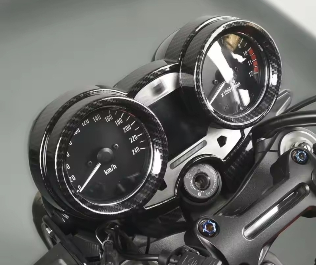 ②Kawasaki Z900RS Z 900 RS カフェ z900rs SE 2018-2025 計器アッパーカバー メーターカバー カーボンルック バイクパーツ フレーム拍卖