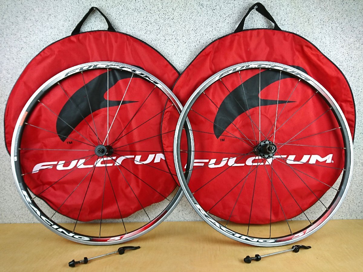 FULCRUM フルクラム RACING5 レーシングファイブ ロードバイクホイール前後セット クリンチャー 622×15C シマノフリー10S 収納ケース付き拍卖