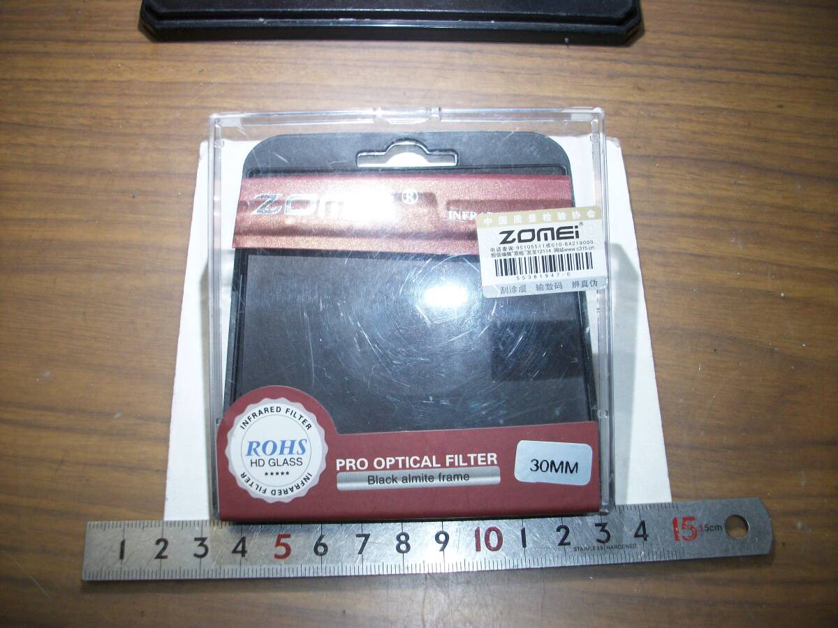 未使用 ZOMEI 赤外線フィルター IRフィルター IR720nm 30mm径 インフラレッドフィルター Infrared IR Filter 定型外発送拍卖