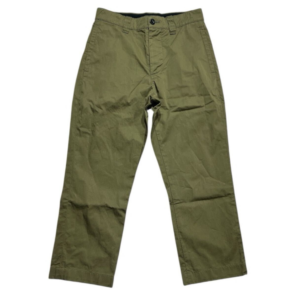 ■ MHL MARGARET HOWELL マーガレットハウエル ■ イージー チノパンツ チノパン カーキ S拍卖