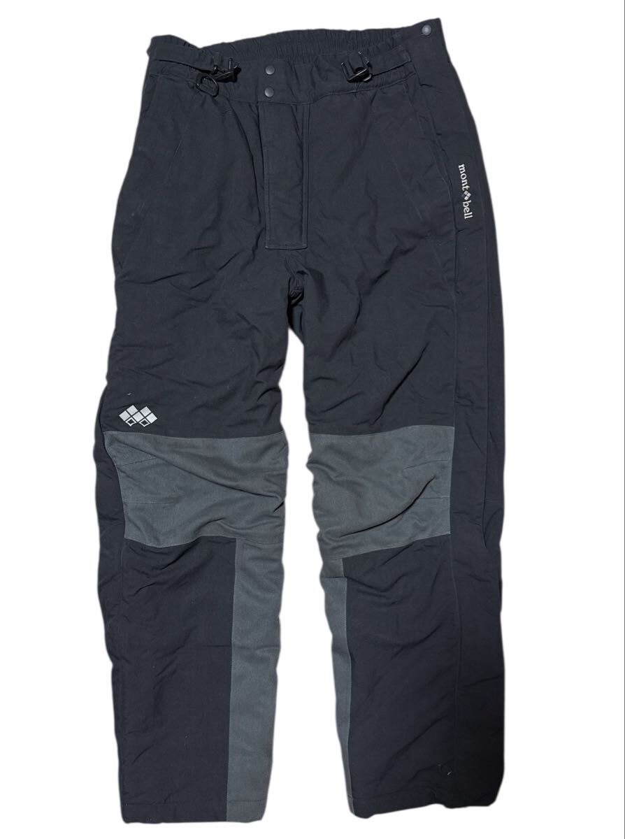 ▲ montbell モンベル ▲ 1131120 シンサレート 中綿入 ランドクルーザー トラウザーズ パンツ ブラック L拍卖