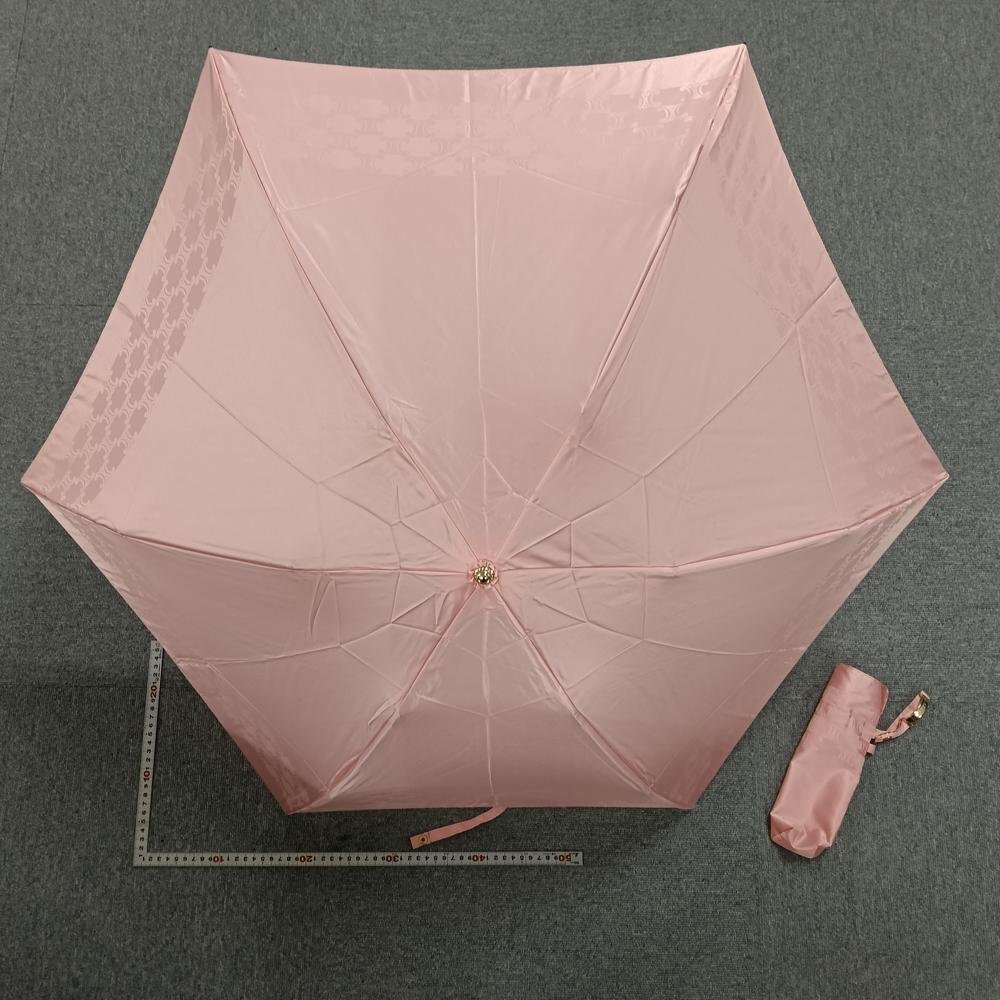 CELINE セリーヌ ピンク トリオンフ柄 折りたたみ傘 3359508拍卖