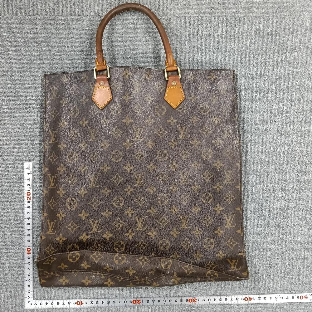 Louis Vuitton ルイヴィトン モノグラム サックプラ トートバッグ ブラウン 2285621拍卖