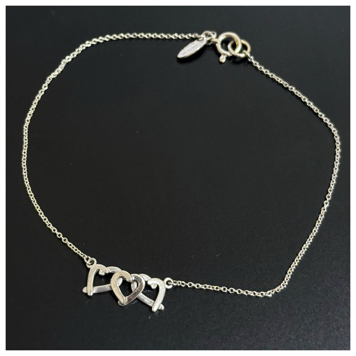 MARGARET HOWELL マーガレットハウエル K18WG ホワイトゴールド Pt900 プラチナ ハート ブレスレット拍卖