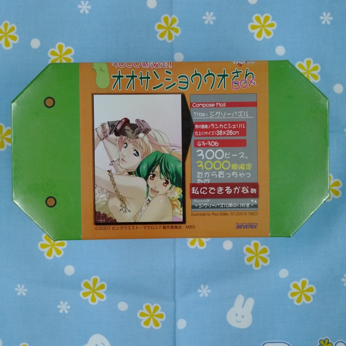 マクロス F 3000個限定 オオサンショウウオさんBOX ランカとシェリル 300ピース ジグソーパズル 未開封新品拍卖