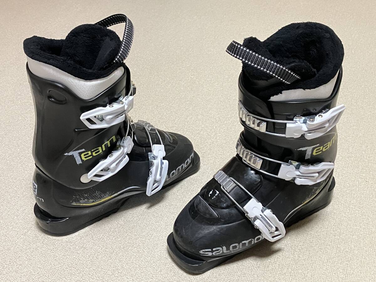 Salomon サロモン TEAM ジュニア スキーブーツ 子供 22.0cm 22.5cm拍卖