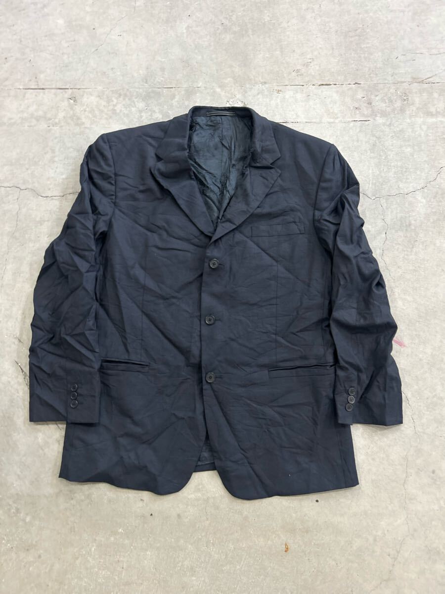 #40 VERSACE CLASSIC V2 ヴェルサーチ クラシック テーラードジャケット 黒 メンズ スーツジャケット古着 古着屋 us古着 卸売 古着卸売 拍卖