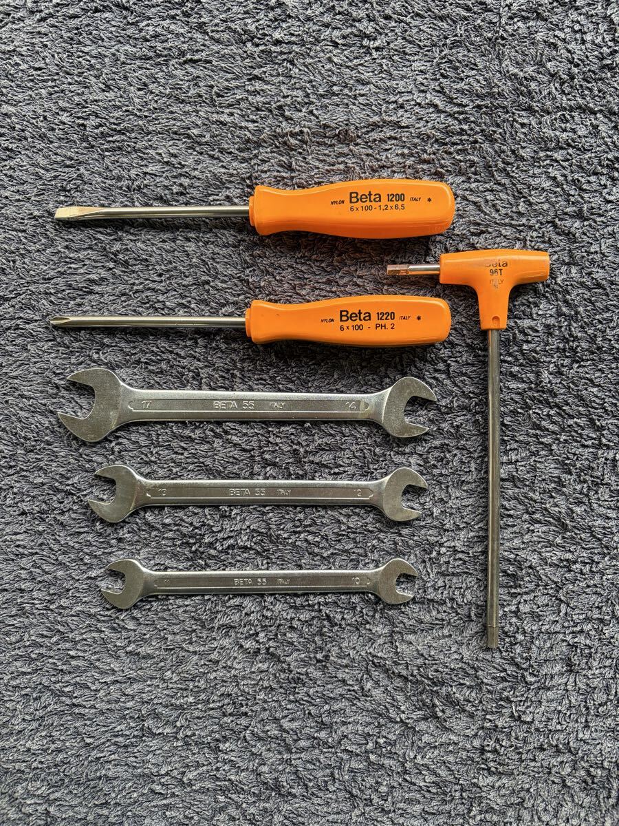 Beta ベータ ドライバー、スパナセット イタリア製拍卖