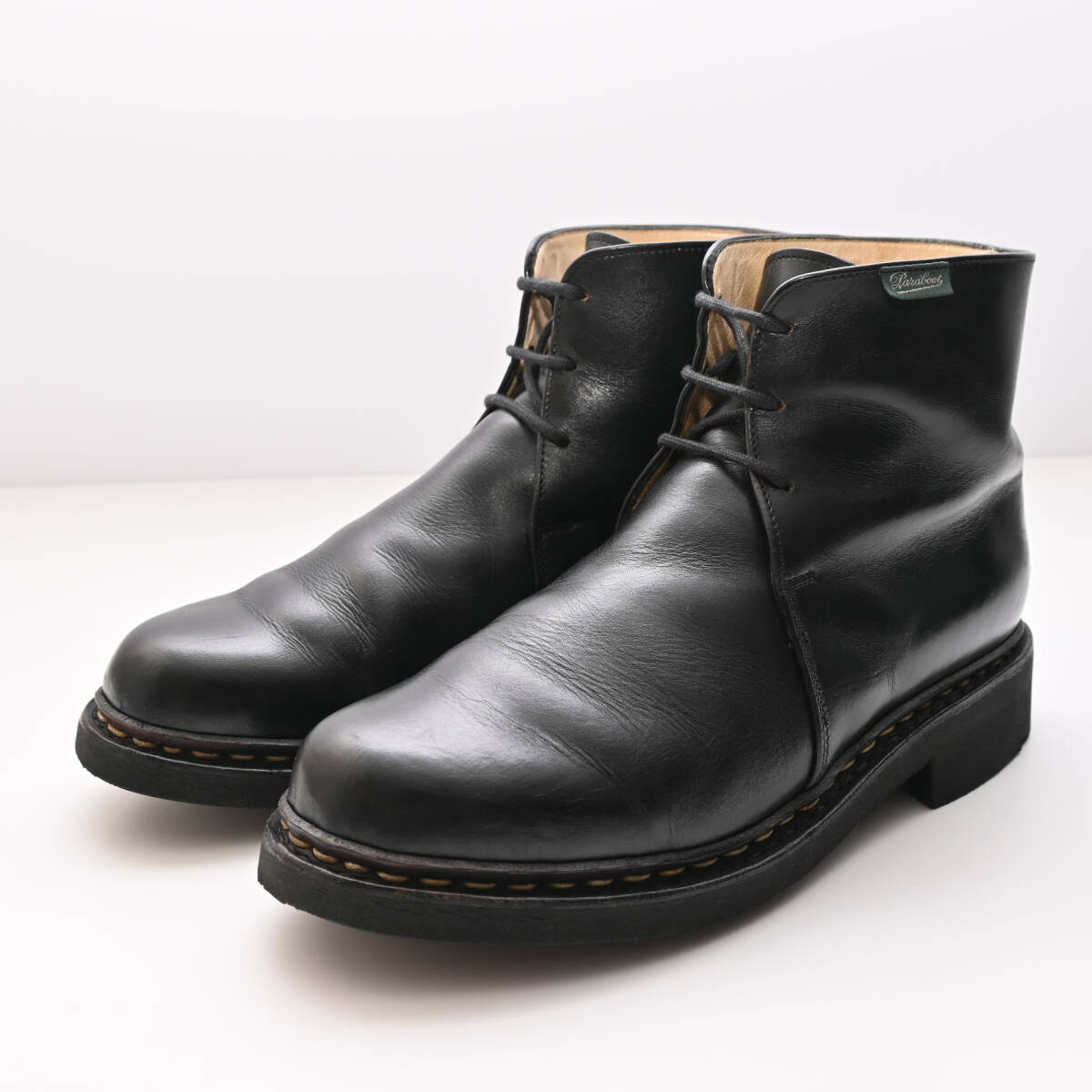 【6(約25cm)】Paraboot パラブーツ BLOIS ブロワ レザーブーツ ブラック 黒 NA6466拍卖