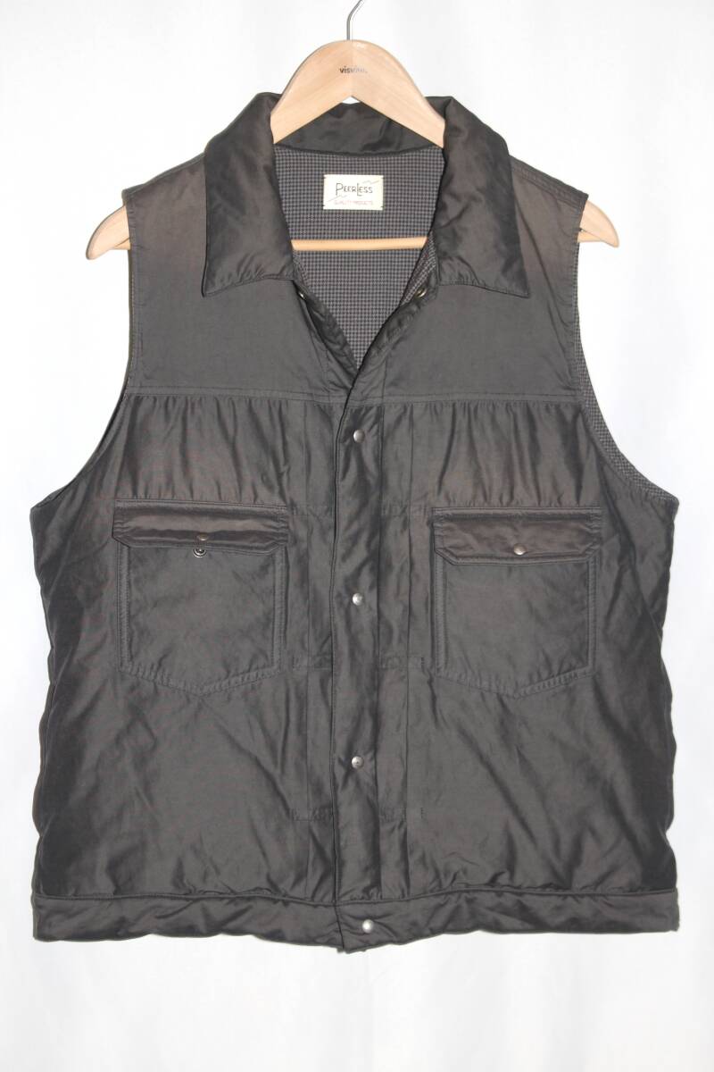 visvim 101 DOWN VEST *PEERLESS EXCLUSIVE GREY SIZE:3 極美品 ビズビム ピアレス限定 ダウンベスト グレー拍卖