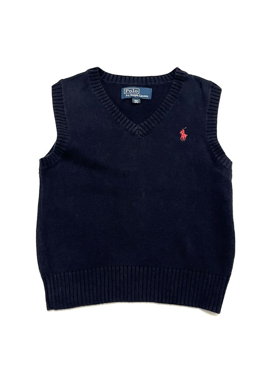 Polo Ralph Lauren ラルフローレン コットン ニットベスト キッズ 90 ベビー服 拍卖
