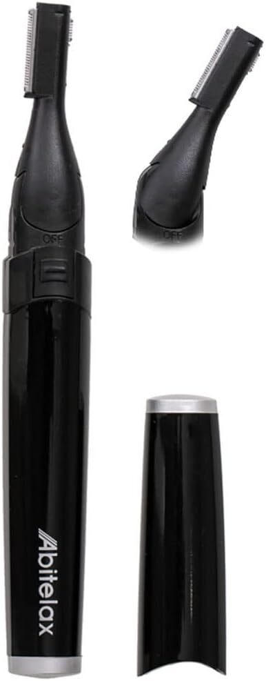 ★在庫処分★ ★新品★ アビテラックス フェイス&眉シェーバー どこでも使える乾電池式 ブラック AFS-21(K)拍卖
