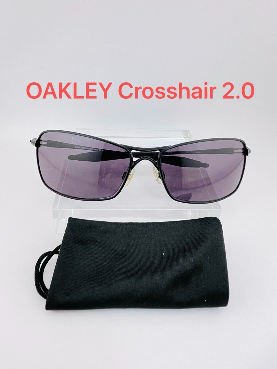 Qa29 OAKLEY Crosshair 2.0 スポーツ サングラス オークリー ブラック 眼鏡 ランニング用 拍卖