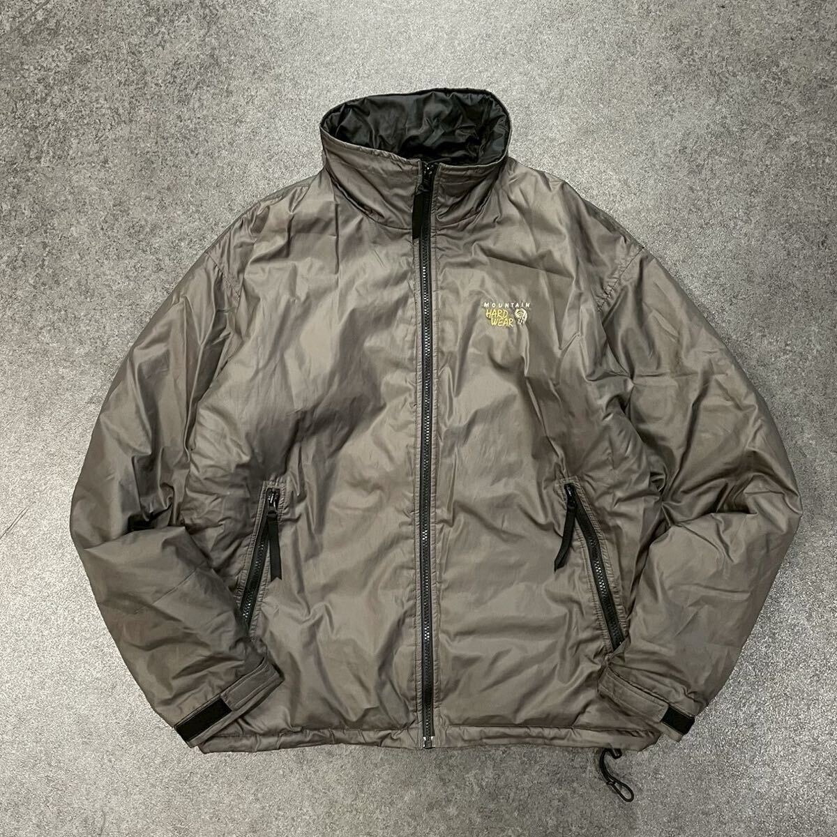 Mountain Hard Wear マウンテンハードウェア インサレーションジャケット ウィンドブレーカー ブルゾン 刺繍 茶系 メンズ L 3010100010拍卖