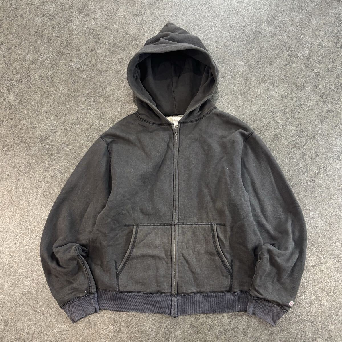 カナダ製 CHESWICK SUGAR CANE 東洋エンタープライズ パーカー フーディー ジャケット TALON ヘビーウェイト サンフェード 裏サーマル拍卖