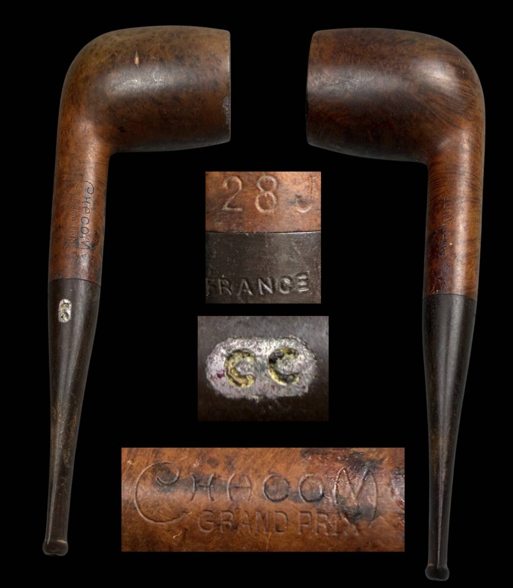 【偲】うぶ品 シャコム CHACOM グランプリ「最高賞」280 フランス製 古いパイプ ランド パイプ 喫煙具 t-338拍卖