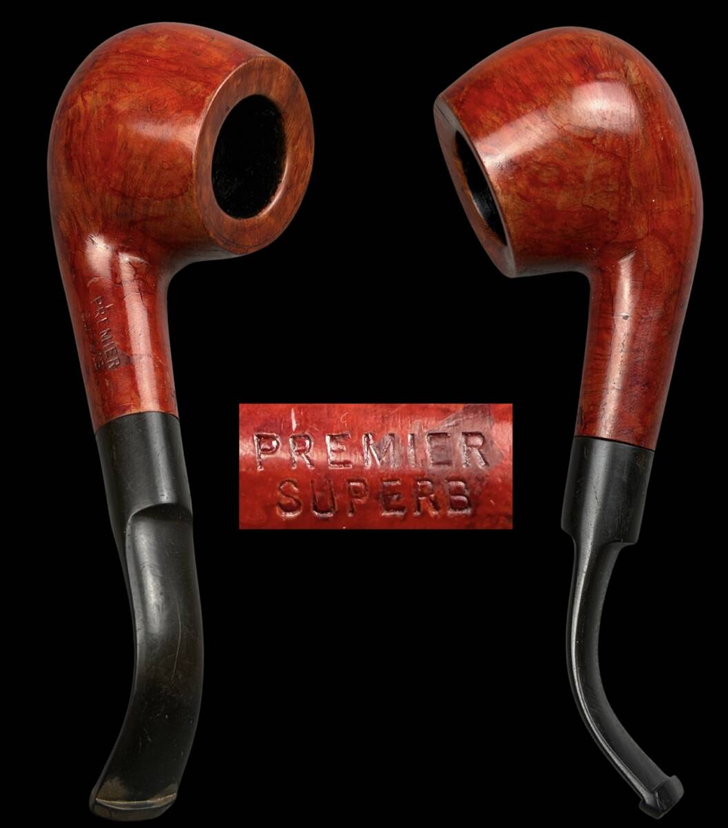 【偲】うぶ品 PREMIER SUPERB プレミア 極上 古いパイプ ランド パイプ 喫煙具 t-326拍卖